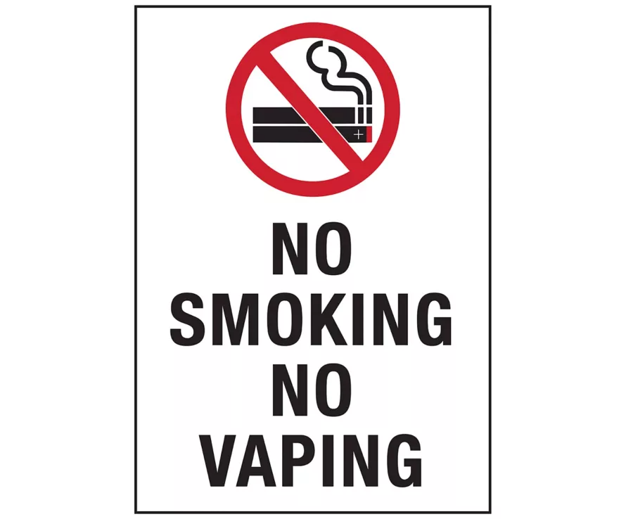 No Vaping