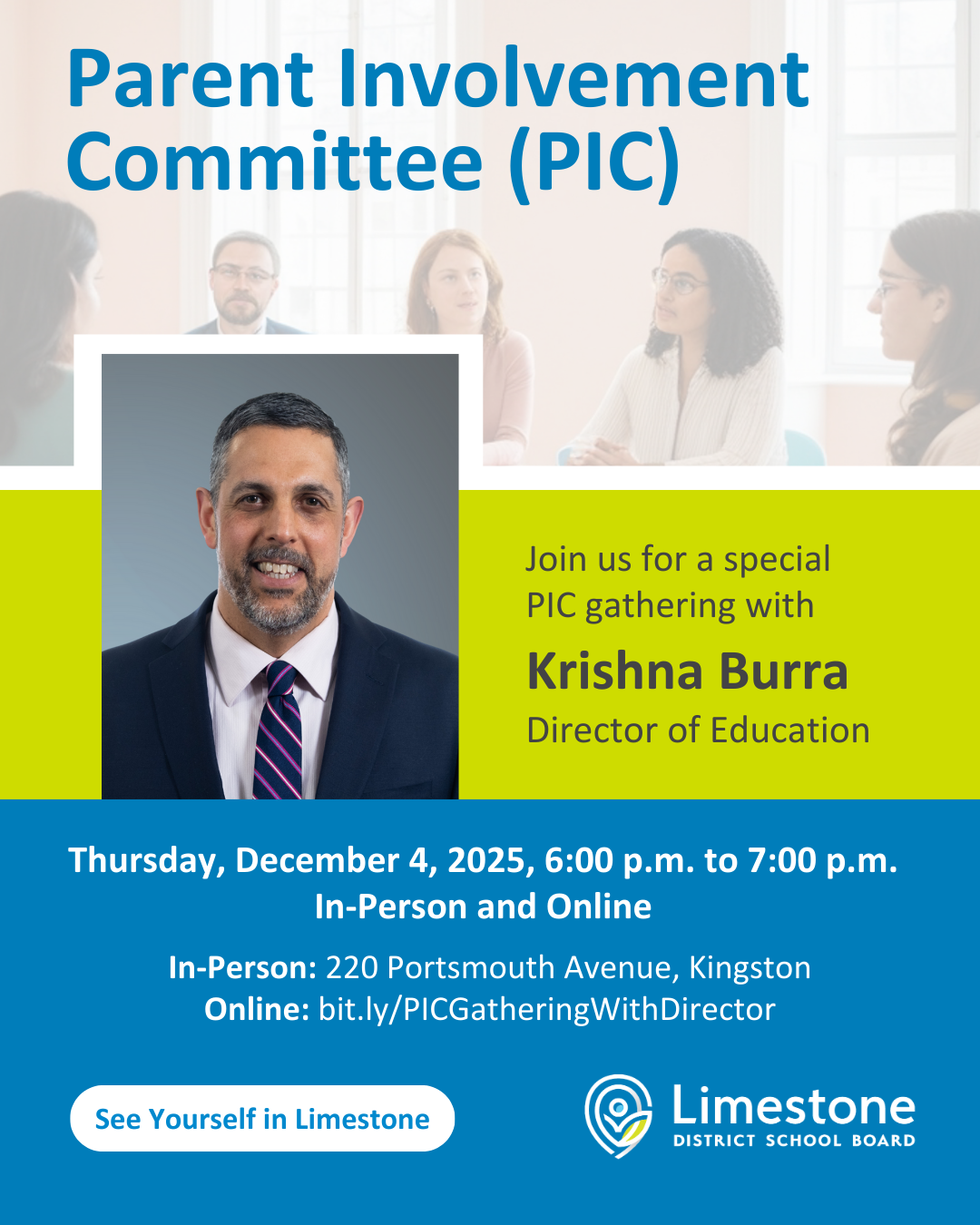 Parent Involvement Committee Gathering with Director